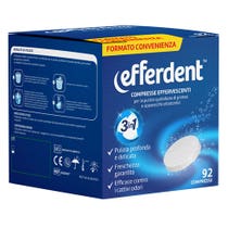 Efferdent 92 Compresse Effervescenti Protesi/Apparecchi Ortodontici-1