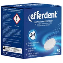 Efferdent 56 Compresse Effervescenti Protesi/Apparecchi Ortodontici-1