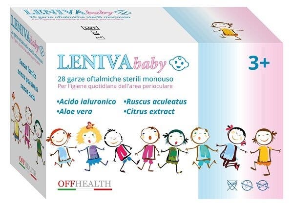 Offhealth Leniva Baby 28 Garze Oftalmiche Sterili Monouso-1
