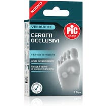 Pic Solution Cerotti Occlusivi Per Il Trattamento Verruche Confezione Mix 16 Pezzi