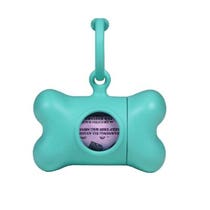 United Pets Bon Ton Nano Collezione Classic Colore Acquamarino Porta Sacchettini Igienici-1