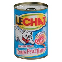 LeChat Bocconcini Al Tonno E Pesce Bianco Per Gatti Adulti 400ml