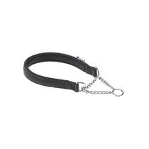 Ferplast Daytona CSS Collare Semistrangolo Nylon Soffice Imbottitura Nero Per Cani CSS20/50