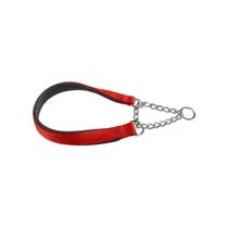 Ferplast Daytona CSS Collare Semistrangolo Nylon Soffice Imbottitura Rosso Per Cani CSS20/55-1