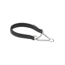 Ferplast Daytona CSS Collare Semistrangolo Nylon Soffice Imbottitura Nero Per Cani CSS25/65-1
