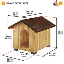 Ferplast Domus Cuccia In Legno Di Pino Nordico Extra Large-9