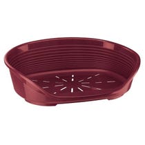 Ferplast Siesta Deluxe Cuccia Cani/Gatti in Plastica Bordeaux Misura 6-1