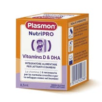 Plasmon Nutripro Vitamina D e DHA Integratore Alimentare 8,5ml