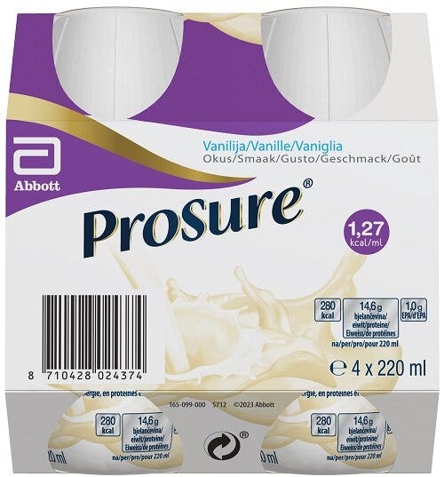 PROSURE VANILLA 4BOTT 220ML-1