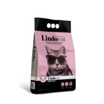 Lindocat Prestige Lettiera Per Gatti Agglomerante Bianca Profumo di Talco 10L