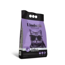 Lindocat Double Action Lettiera Per Gatti Agglomerante Bianca Profumo di Lavanda 5L