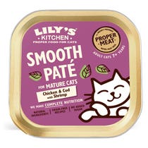 Lily's Kitchen Smooth Chicken & Cod with Shrimp Pate for Mature Cats 85g-1