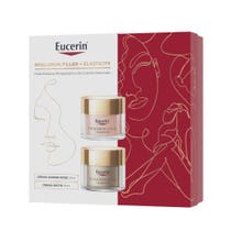 Eucerin Cofanetto Hyaluron Filler + Elasticity Crema Giorno Rose 50ml + Crema Notte 50ml