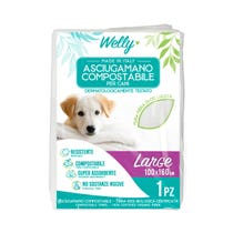 Welly Asciugamano Compostabile Large 100x160 Cm 1 Pezzo-1