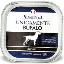 Unipro Unicamente Bufalo Cibo Umido Cani Adulti Vaschetta 150g