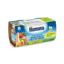 Humana Omogeneizzato Biologico Di Frutta Mista 2x100g 4 Mesi+ - 2