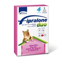 Fipralone Duo 50mg/60mg Soluzione Spot-on Per Gatti 4 Pipette