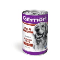 Gemon Bocconi Agnello E Riso Cibo Umido Cani Adulti Taglia Media Barattolo 1,25 Kg-1