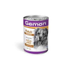 Gemon Bocconi Pollo E Riso Cibo Umido Cani Adulti Taglia Piccola Barattolo 415 g-1