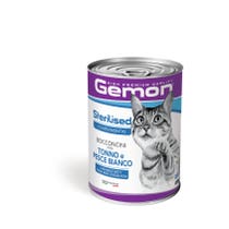 Gemon Bocconcini Tonno E Pesce Bianco Cibo Umido Gatti Adulti Barattolo 400 g-1