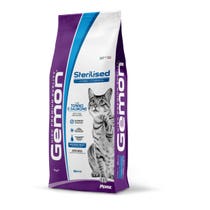 Gemon Sterilised Cat Tonno e Salmone Cibo Secco Per Gatti Adulti Sterilizzati Sacco 7Kg-2