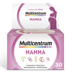 Multicentrum Mamma Integratore Alimentare Multivitaminico Gravidanza Acido Folico D3 Calcio 30 Compresse-6