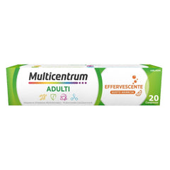 Multicentrum Adulti Effervescente Integratore Alimentare Multivitaminico Vitamina B C D3 Ferro 20 Compresse-0