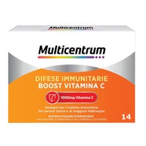Multicentrum Difese Immunitarie Boost Vitamina C Integratore Alimentare Sali Minerali Vitamine 14 Bustine-1