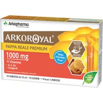 Arkoroyal Pappa Reale 1000mg Con Vitamine Senza Zucchero 10 Fiale - 1