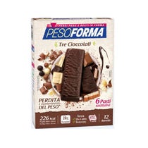 Pesoforma Barrette 3 Cioccolati 12 Barrette - 2