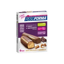 Pesoforma Barrette Cioccolato Caramello 12 Pezzi - 2
