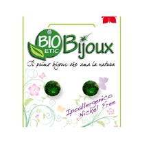 Bioetic Bijoux Orecchino Brillantino Xirius 6,2 mm Dark Green 1 Paio - 2