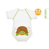 J Bimbi Body 0-36M Bio Cotton 4 Season Slow Friends Tartaruga-1