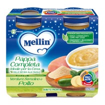Mellin Semolino Verdure Pollo Pappa Completa 6m+ 2x200g - 3