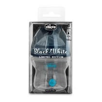 Chicco Biberon Black E White 0+ Mesi Natural Feeling 150ml - 1