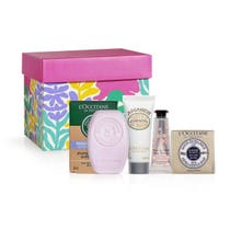 L'Occitane Cofanetto Shampoo Solido 60g + Crema Mani 10ml + Concentrato Latte Mandorla 20ml + Sapone Solido 50g-1