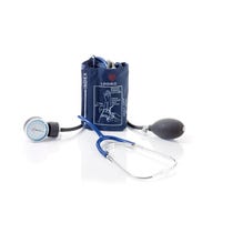 Sfigmomanometro Aneroide Con Fonendoscopio Azzurro DM353A - 1