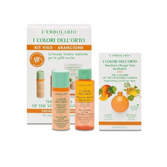 L'erbolario I Colori dell'Orto Kit Viso Arancione nutriente per pelli secche 1 kit