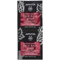Apivita Express Beauty Maschera Viso Illuminante/Rivitalizzante Uva 2x8ml - 2