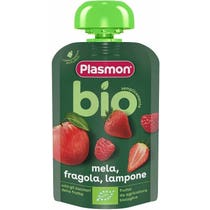 Plasmon Pouches Bio Fragola Lampone 100g-1