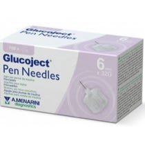 Glucoject Ago Per Penna Insulina 6mm Gauge 32 100 Pezzi - 1