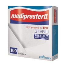 Garza Compressa Medipresteril TNT 10x10 100 Pezzi-1