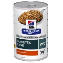 Hill's Prescription Diet W/D Diabetic Cane Con Pollo Umido Lattina 370g-2
