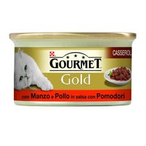 Gourmet Gold Casserole Con Manzo E Pollo In Salsa Con Pomodori 85 Gr-1