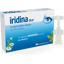 Iridina Due Collirio Monodose 10 Flaconi 0,5ml 0,05% - 5