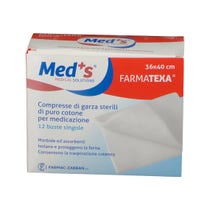 Garza Compressa Meds 12/8 36x40cm 12 Pezzi - 2