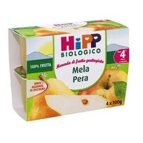 Hipp Bio Frutta Grattugiata Mela Pera 4m+ 4x100g - 1