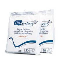 Urosystem Sacca Di Drenaggio Da Letto Incontinenza Tubo 130cm Con Scarico 30 Pezzi - 1