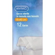 Alvita Garza Strerile 18x40cm 12 Pezzi - 1