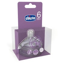 Chicco Tettarella Natural Feeling 6m+ Flusso Veloce 2 Pezzi - 1